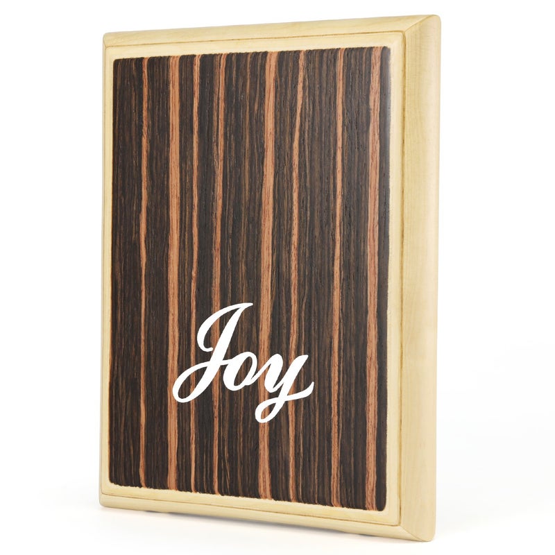 Joy 101 Pad Series Cajon with Veined Ebony Tapping and Birch Wood Body - Image 1